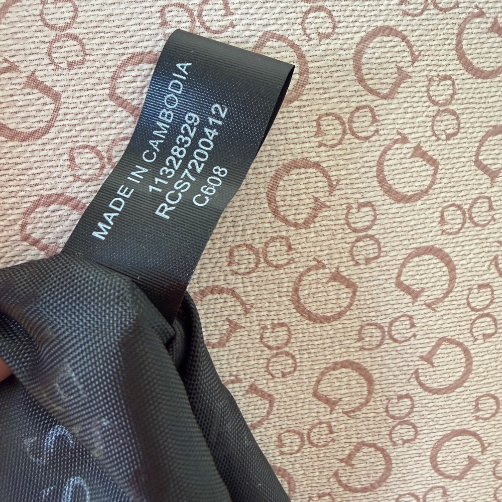 New GUESS Pink Patterned Women's Bag - Picture 5 of 5